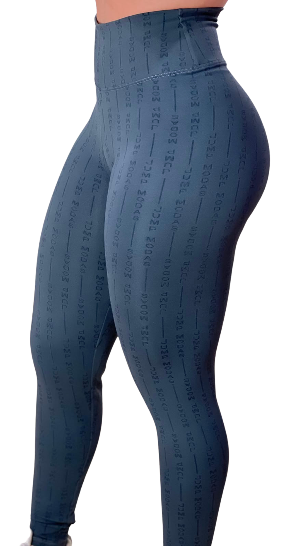 Legging Cinza Grafite Jacquard Jump