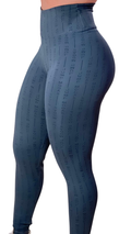 Legging Cinza Grafite Jacquard Jump