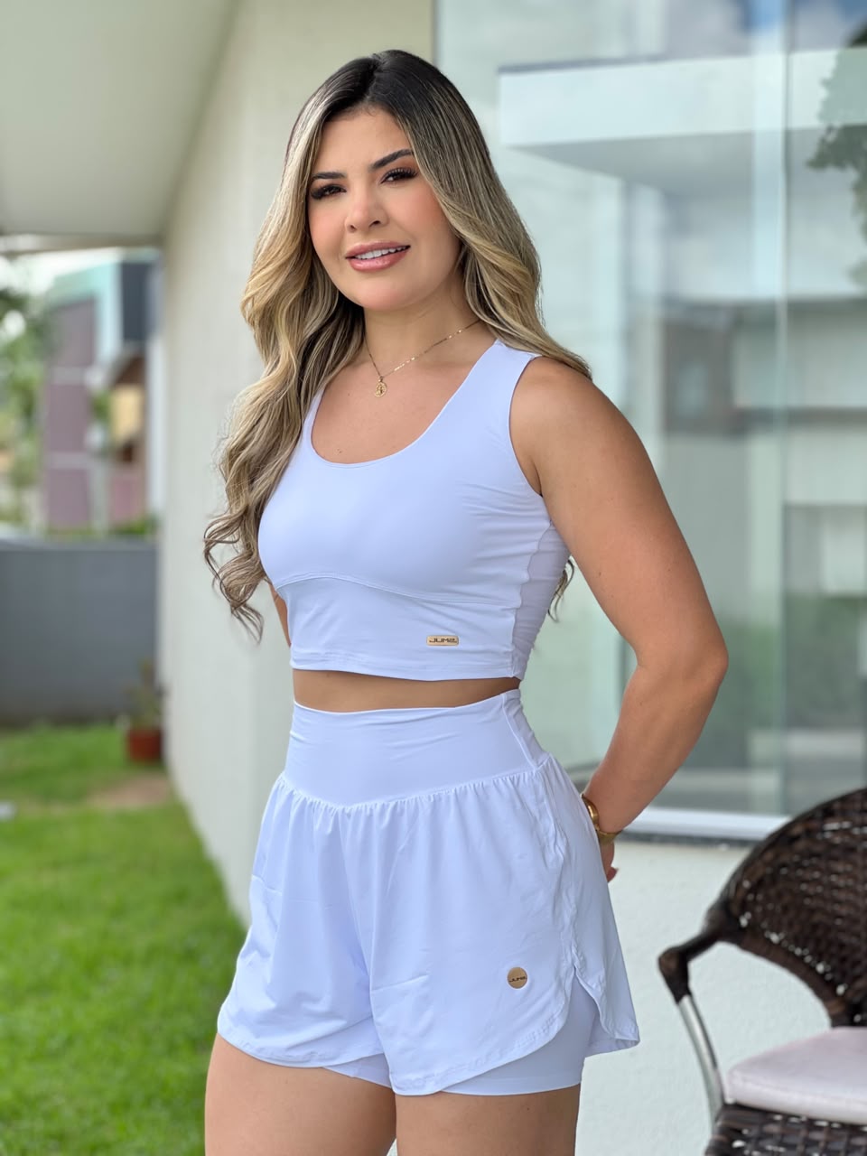 Short Duo Branco